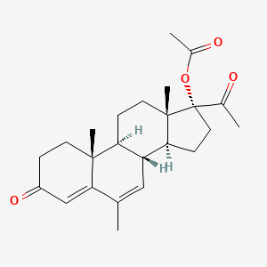 Megestrol acetate structure, CAS 595-33-5