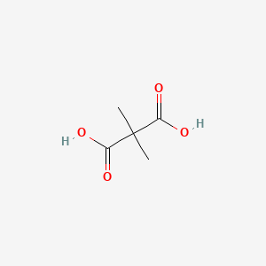 Dimethylmalonic acid structure, CAS 595-46-0