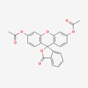 Fluorescein diacetate structure, CAS 596-09-8