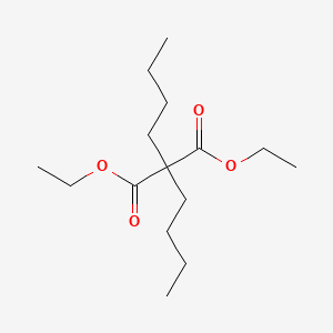 Diethyl dibutylmalonate structure, CAS 596-75-8