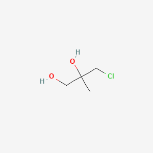 3-Chloro-2-methylpropane-1,2-diol structure, CAS 597-33-1