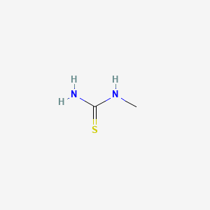 N-Methylthiourea structure, CAS 598-52-7