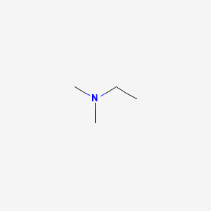 N,N-Dimethylethylamine structure, CAS 598-56-1