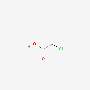 2-Chloroacrylic acid structure, CAS 598-79-8