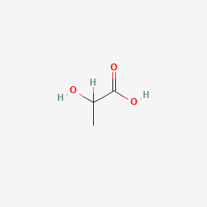 DL-Lactic acid structure, CAS 598-82-3