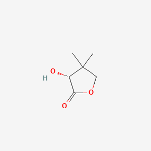 D-(-)-Pantolactone structure, CAS 599-04-2