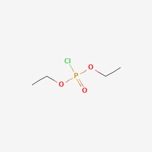 Diethyl chlorophosphate structure, CAS 814-49-3