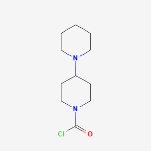 [1,4']Bipiperidinyl-1'-carbonyl chloride structure, CAS 103816-19-9