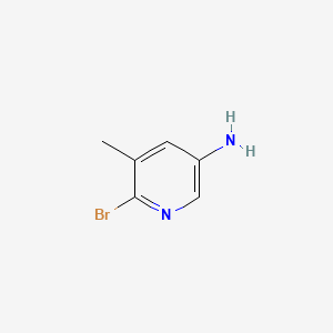 5-Amino-2-bromo-3-methylpyridine structure, CAS 38186-83-3