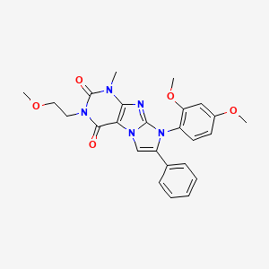 Ethyl N-[[5-methyl-2-(isopropyl)cyclohexyl]carbonyl]glycinate structure, CAS 39668-74-1