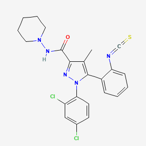 2-[2-(2-Ethoxyethoxy)ethoxy]ethyl methacrylate structure, CAS 39670-09-2