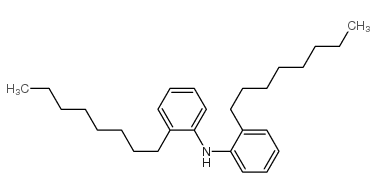 N,N-Bis(octylphenyl)amine structure, CAS 26603-23-6