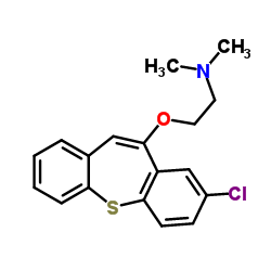 Zotepine structure, CAS 26615-21-4