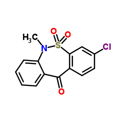 3-Chloro-6-methyl-dibenzo[c,f][1,2]thiazepin-11(6H)-one 5,5-dioxide structure, CAS 26638-53-9