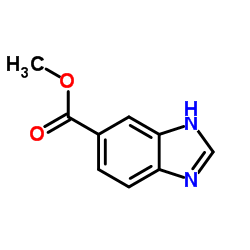 Methyl 1H-Benzimidazole-5-carboxylate structure, CAS 26663-77-4