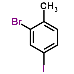 2-Bromo-4-iodotoluene structure, CAS 26670-89-3