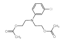 2,2'-[(3-Chlorophenyl)imino]bisethyl diacetate structure, CAS 26692-46-6