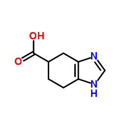 4,5,6,7-Tetrahydro-1H-benzoimidazole-5-carboxylic acid structure, CAS 26751-24-6