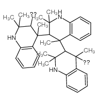 Poly(1,2-dihydro-2,2,4-trimethylquinoline) structure, CAS 26780-96-1
