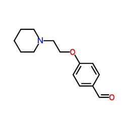 4-[2-(1-Piperidinyl)ethoxy]benzaldehyde structure, CAS 26815-04-3