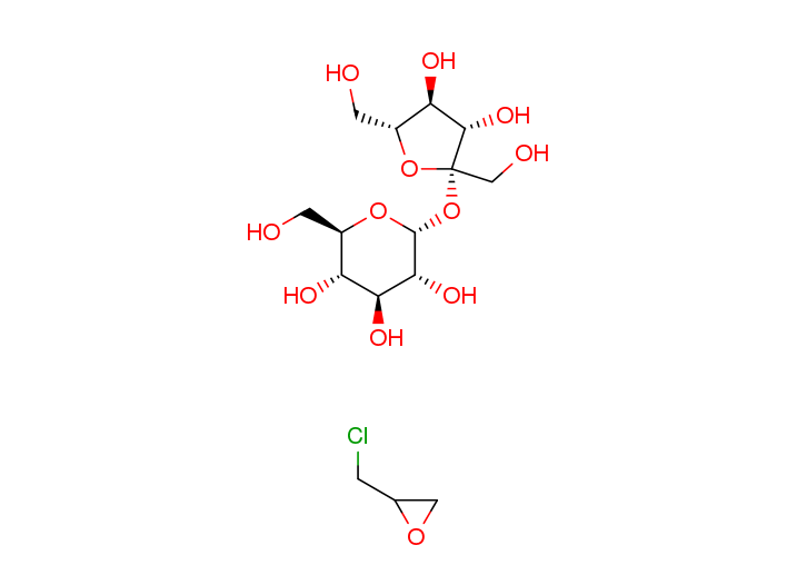Polysucrose structure, CAS 26873-85-8