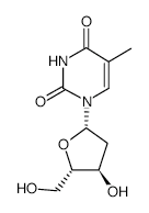 L-Thymidine structure, CAS 26879-47-0