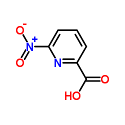 6-Nitropyridine-2-carboxylic acid structure, CAS 26893-68-5