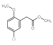 (5-Chloro-2-methoxyphenyl)acetic acid methyl ester structure, CAS 26939-01-5