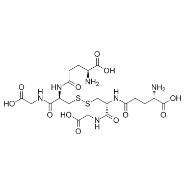 L(-)-Glutathione structure, CAS 27025-41-8