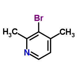 3-Bromo-2,4-dimethylpyridine structure, CAS 27063-93-0