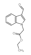 Ethyl (3-formyl-1H-indol-1-yl)acetate structure, CAS 27065-94-7