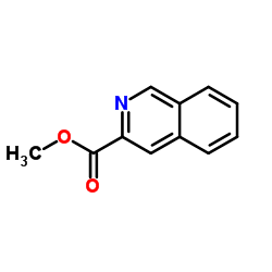 Methyl 3-isoquinolinecarboxylate structure, CAS 27104-73-0