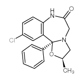 trans-Oxazolam structure, CAS 27167-30-2