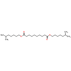 Diisooctyl sebacate structure, CAS 27214-90-0