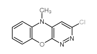 2-Chloro-10-methyl-3,4-diazaphenoxazine structure, CAS 27225-84-9