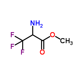 Methyl 3,3,3-trifluoroalaninate structure, CAS 27240-44-4