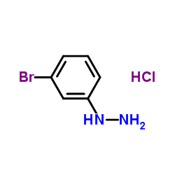 3-Bromophenylhydrazine hydrochloride structure, CAS 27246-81-7
