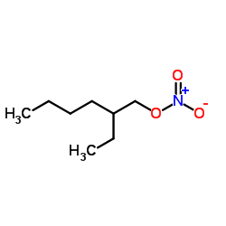 2-Ethylhexyl nitrate structure, CAS 27247-96-7