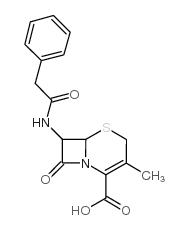 7-Phenyl-acetamido-deacetoxy-cephalosporanic-acid structure, CAS 27255-72-7