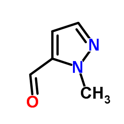 1-Methyl-1H-pyrazole-5-carbaldehyde structure, CAS 27258-33-9