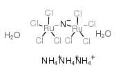 Ammonium-nitrido-octachlorodiaquodiruthenate(IV) structure, CAS 27316-90-1