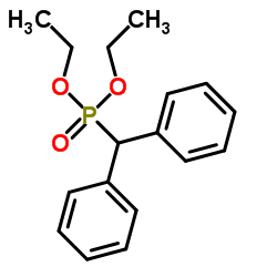 Diethyl benzhydrylphosphonate structure, CAS 27329-60-8