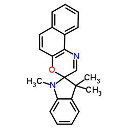 1,3,3-Trimethylindolinonaphthospirooxazine structure, CAS 27333-47-7