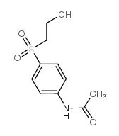N-(4-((2-Hydroxyethyl)sulfonyl)phenyl)acetamide structure, CAS 27375-52-6