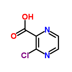 3-Chloropyrazine-2-carboxylic acid structure, CAS 27398-39-6