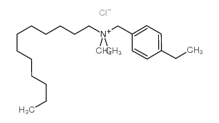 Dodecyl(ethylbenzyl)dimethylammonium chloride structure, CAS 27479-28-3