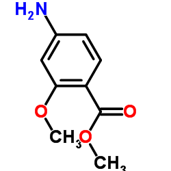 Methyl 4-amino-2-methoxybenzoate structure, CAS 27492-84-8