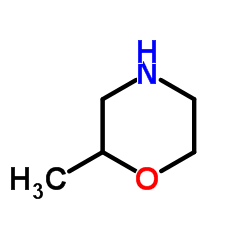 2-Methylmorpholine structure, CAS 27550-90-9