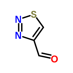 1,2,3-Thiadiazole-4-carbaldehyde structure, CAS 27643-15-8