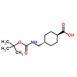 Boc-tranexamic acid structure, CAS 27687-14-5